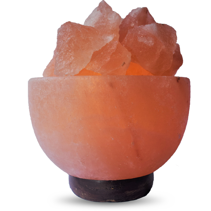 Himalayan Fire Bowl Salt Lamp